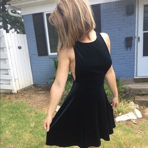 Velvet Dark Green American Apparel Dress